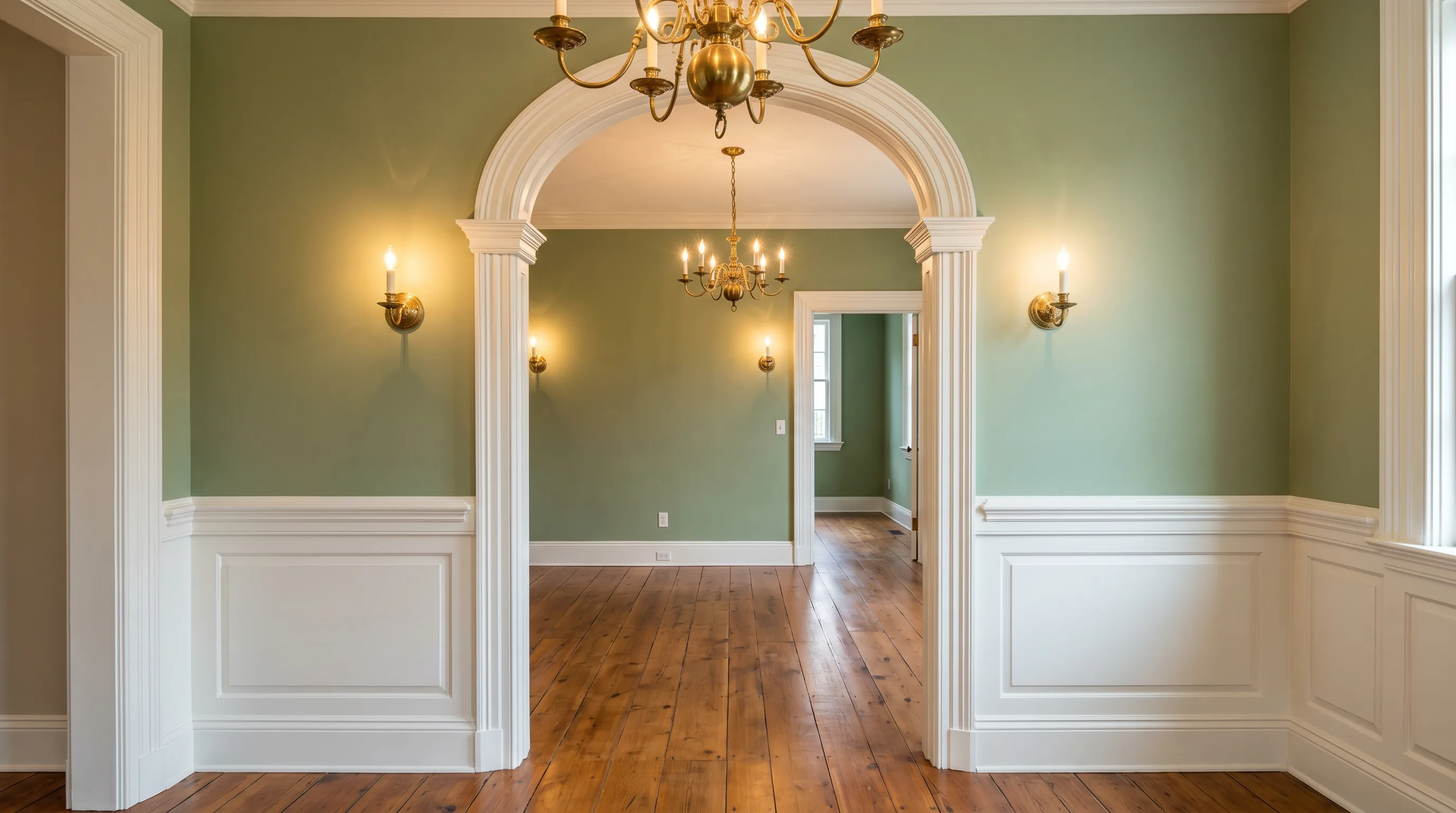 Historic home interior with detailed trim work in Alexandria, VA