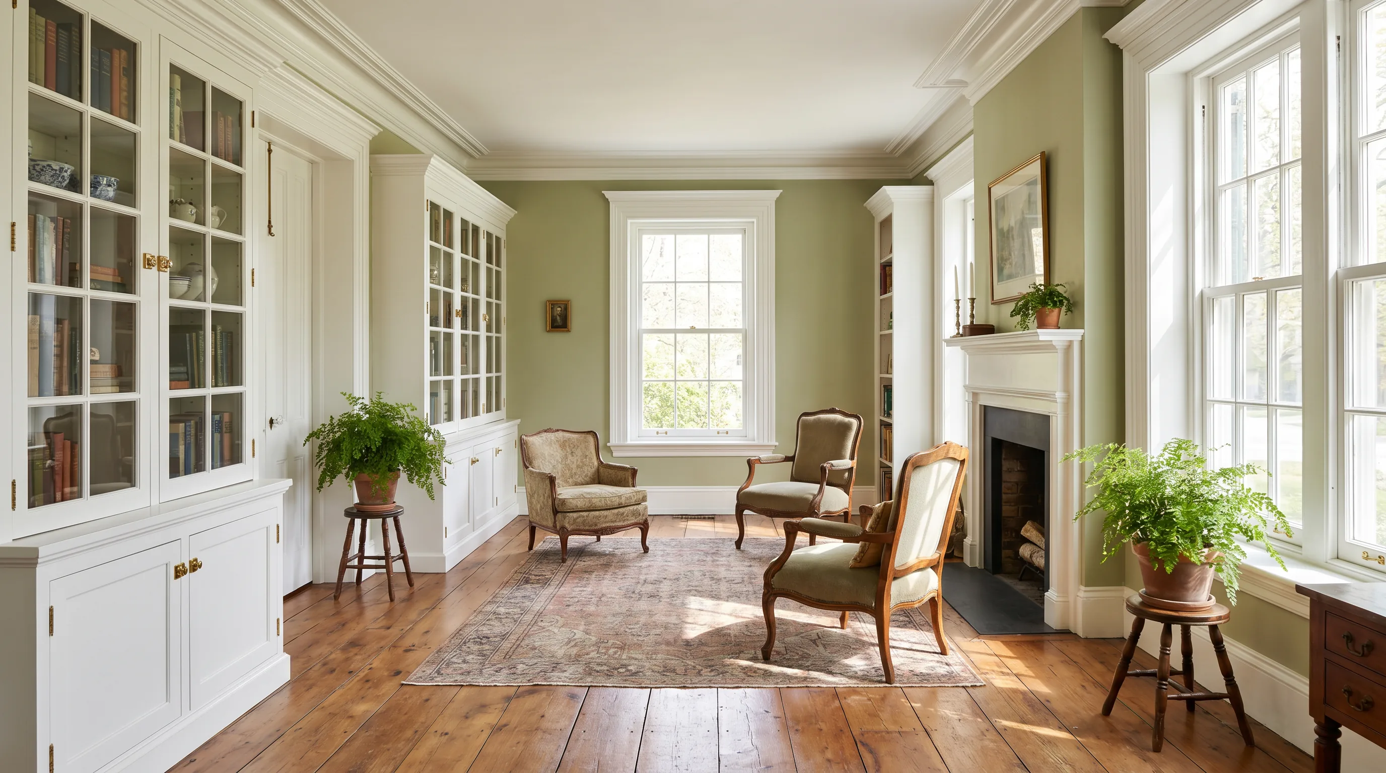 Character home interior with beautifully painted woodwork in Frederick, MD